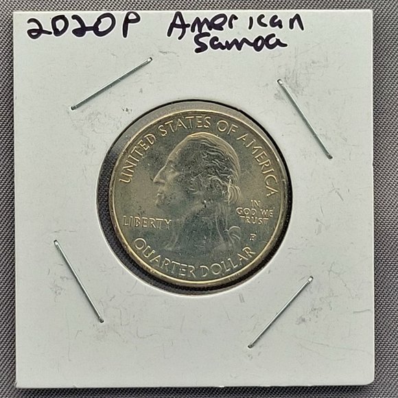 5 Quarters, Guam, Puerto Rico, US Virgin Island (2), America Samoa Coins - Picture 5 of 10